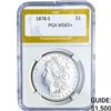 Image 1 : 1878-S Morgan Silver Dollar PGA MS65+