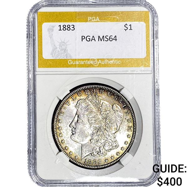1883 Morgan Silver Dollar PGA MS64
