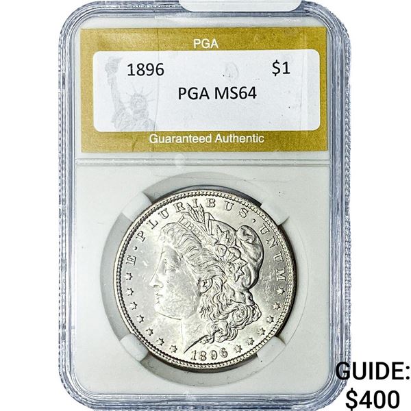 1896 Morgan Silver Dollar PGA MS64