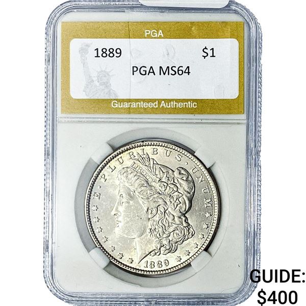 1889 Morgan Silver Dollar PGA MS64