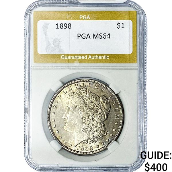 1898 Morgan Silver Dollar PGA MS64