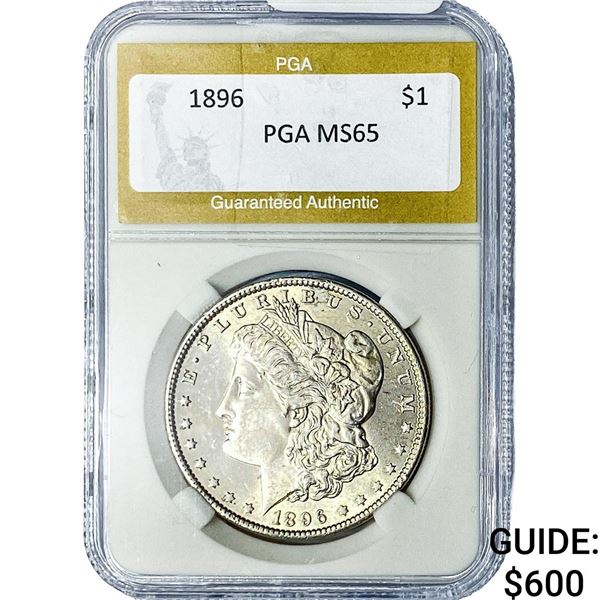 1896 Morgan Silver Dollar PGA MS65
