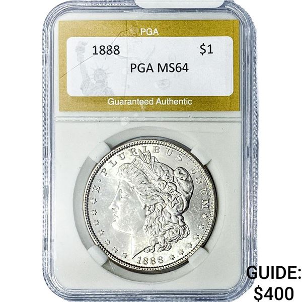 1888 Morgan Silver Dollar PGA MS64