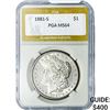 Image 1 : 1881-S Morgan Silver Dollar PGA MS64