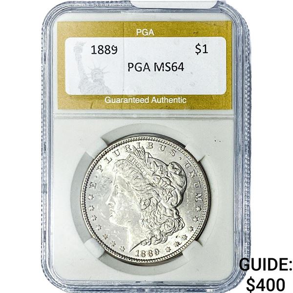 1889 Morgan Silver Dollar PGA MS64