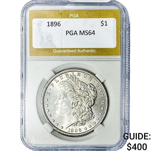 1896 Morgan Silver Dollar PGA MS64