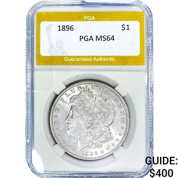 1896 Morgan Silver Dollar PGA MS64