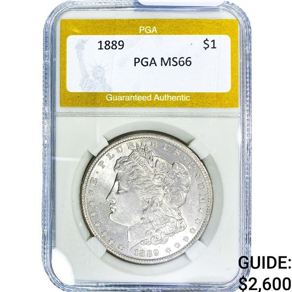 1889 Morgan Silver Dollar PGA MS66