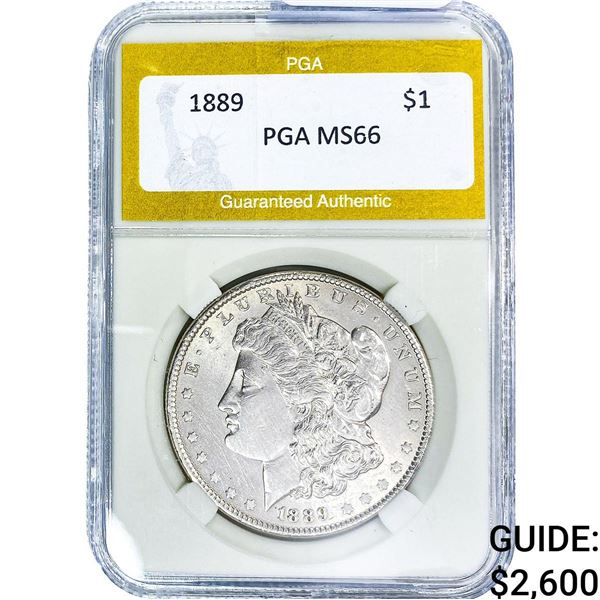 1889 Morgan Silver Dollar PGA MS66