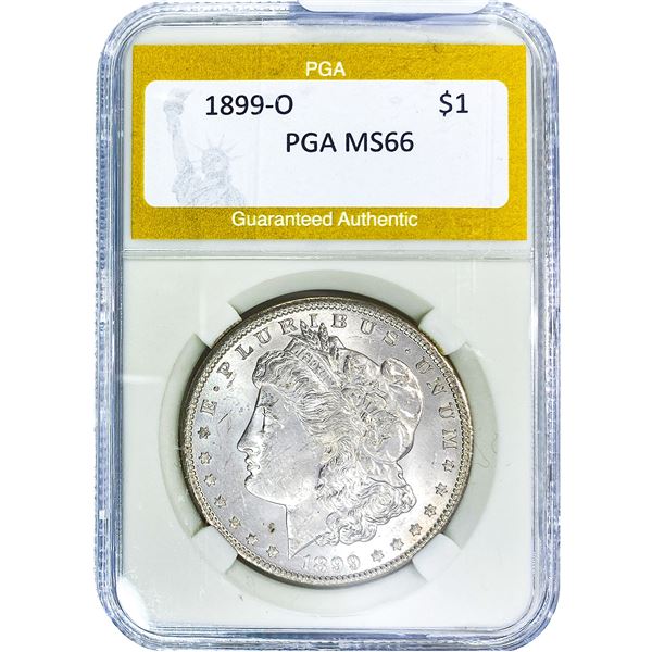 1899-O Morgan Silver Dollar PGA MS66