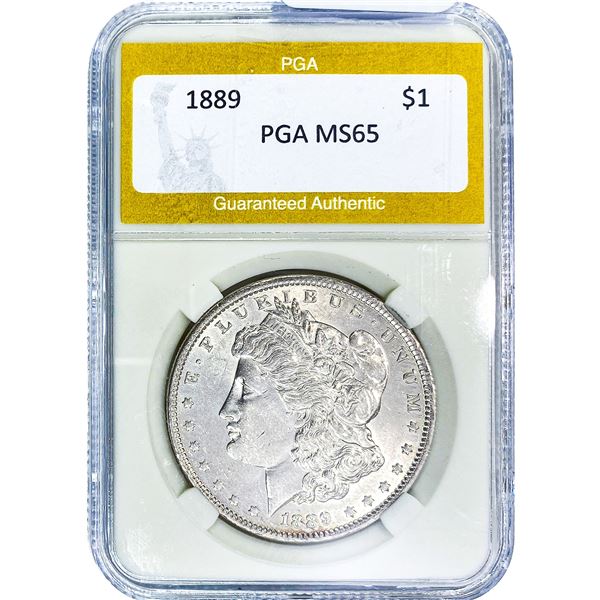 1889 Morgan Silver Dollar PGA MS65