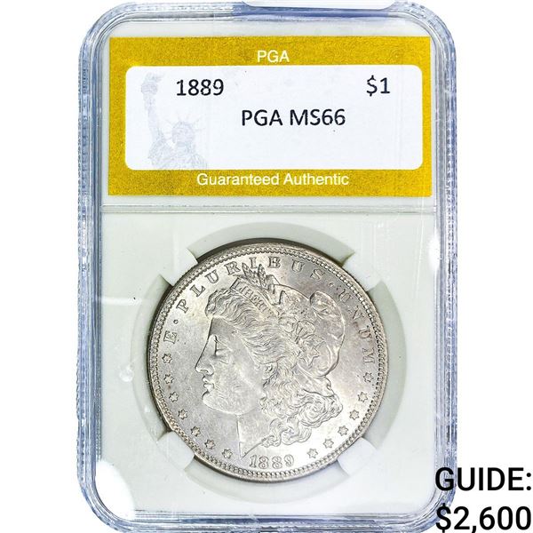 1889 Morgan Silver Dollar PGA MS66