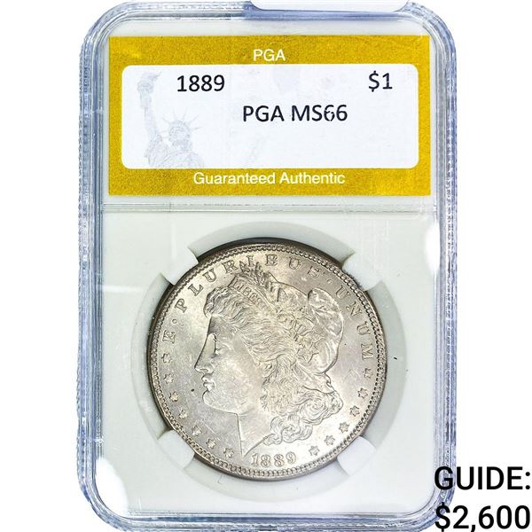 1889 Morgan Silver Dollar PGA MS66