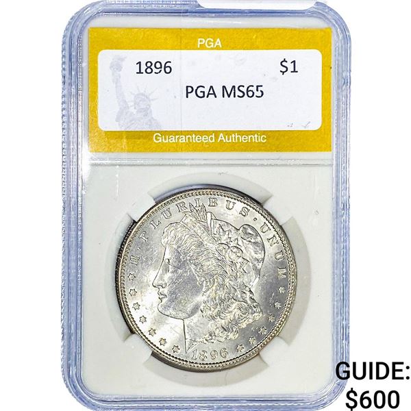 1896 Morgan Silver Dollar PGA MS65