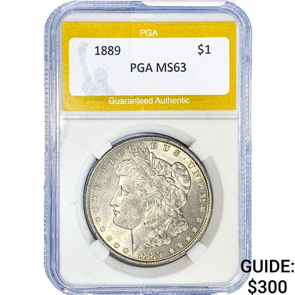 1889 Morgan Silver Dollar PGA MS63