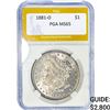 Image 1 : 1881-O Morgan Silver Dollar PGA MS65
