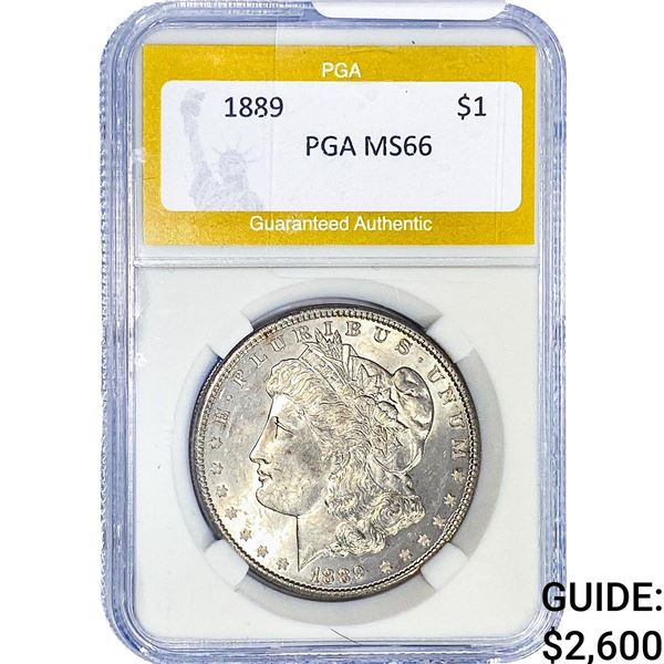 1889 Morgan Silver Dollar PGA MS66