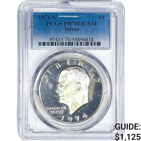 1974-S Eisenhower Dollar PCGS PR70 DCAM