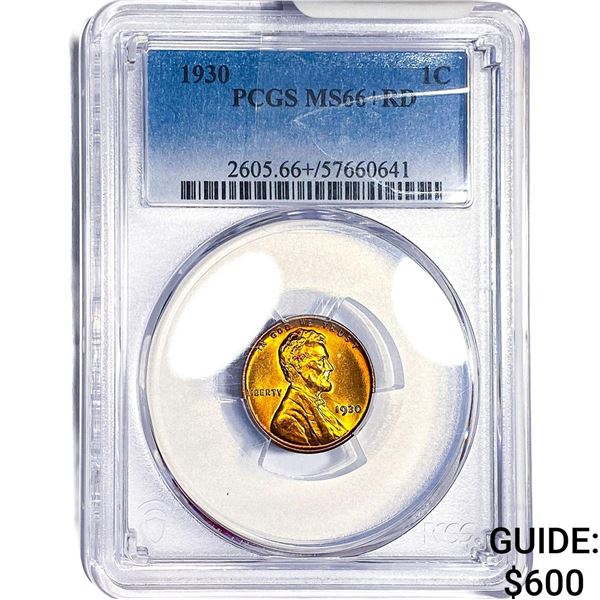 1930 Wheat Cent PCGS MS66+ RD