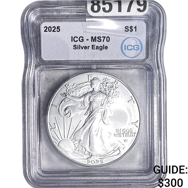 2025 Silver Eagle ICG MS70