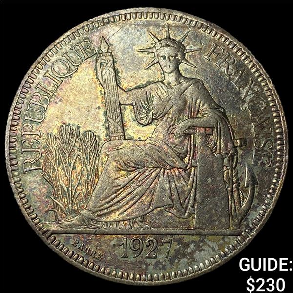 1927A French Indo-China .7813oz Silver Piastre
