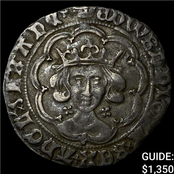 1461-1470 England Edward IV Silver Groat