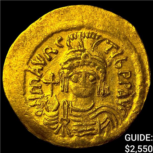 Byzantine Maurice Tiberius 578-602 Gold Solidus
