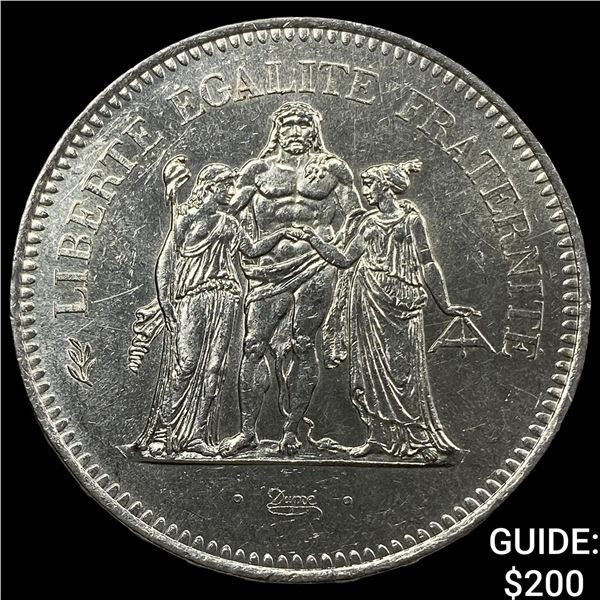 1977 France Silver 50 Francs