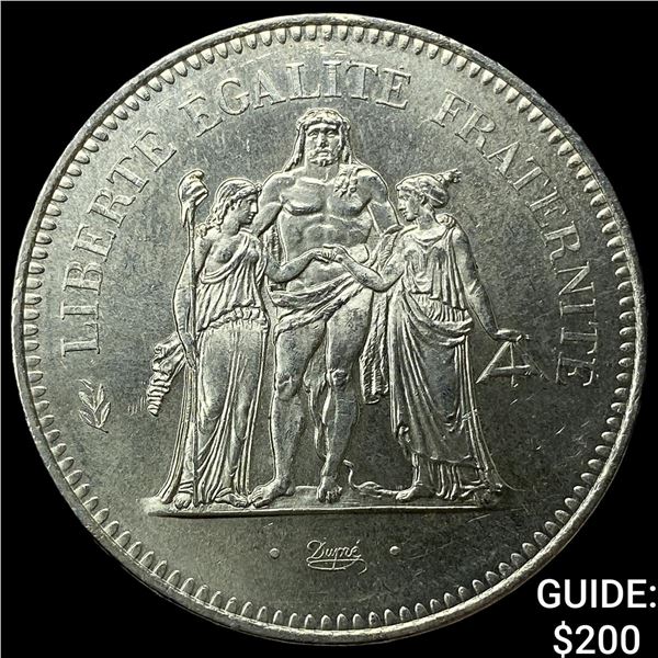 1975 France Silver 50 Francs