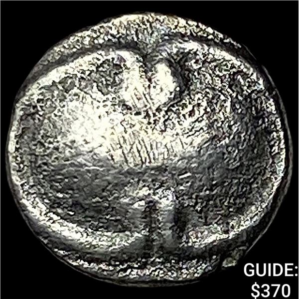 Greek Thebes, Boeotia 395-340 BC Silver Obol