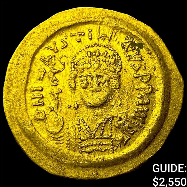 Byzantine Justin II 565-573 Gold Solidus