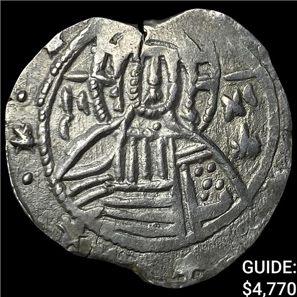Byzantine Mauneul II 1391-1423 AD Silver Stavaton
