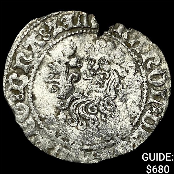 1475 Brabant Charles the Rash Silver Demi-Briquet