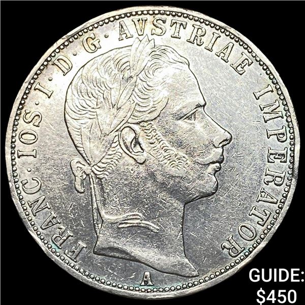 1860-A Austria Silver Thaler