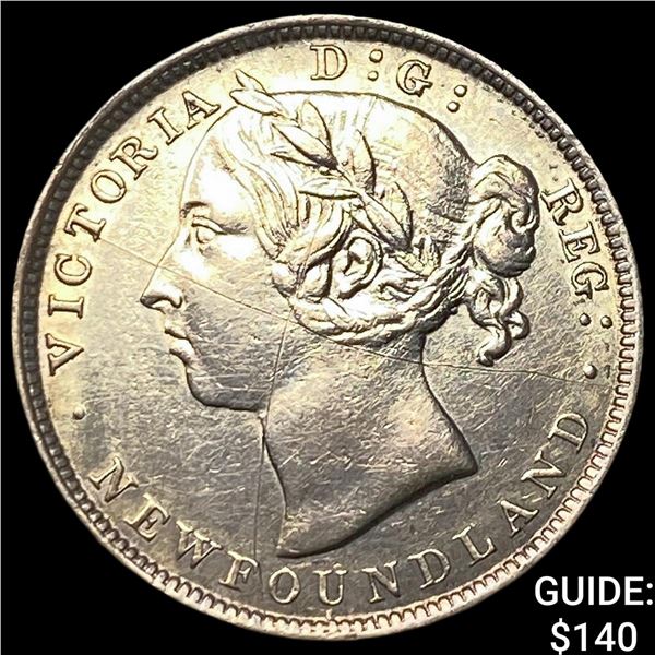 1900 Canada Silver 20 Cents