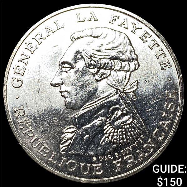1987 France Silver 100 Francs