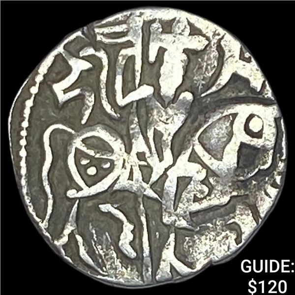 India Rajput 700-1000  Silver Jital NEARLY UNCIRCULATED