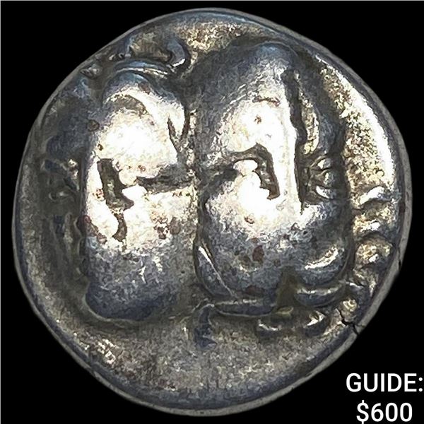 Ancient Greece Moesia, Istros 4th Century BC Silver Drachm NEARLY UNCIRCULATED