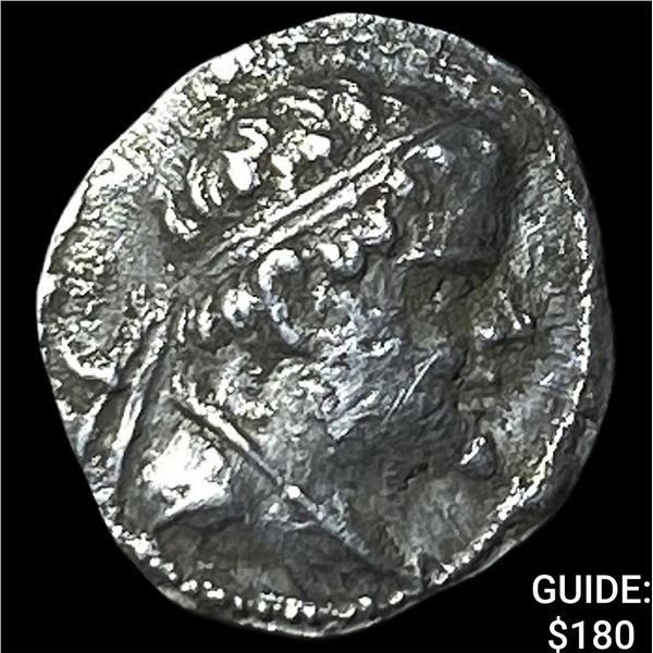 Bactria Ecuratides I c. 170-145 BC Silver Obol