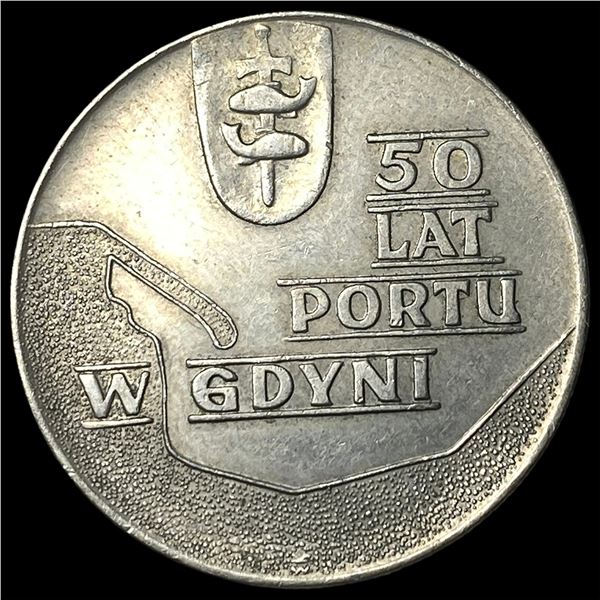 1972 Poland Copper Nickel 10 Zkotych