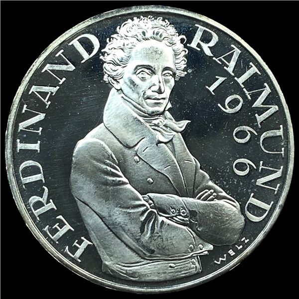 1966 Austria Silver 25 Schilling Proof