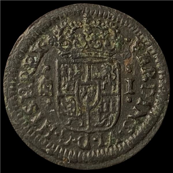 1747 Spain Ferdinand VI Copper 1 Maravedi
