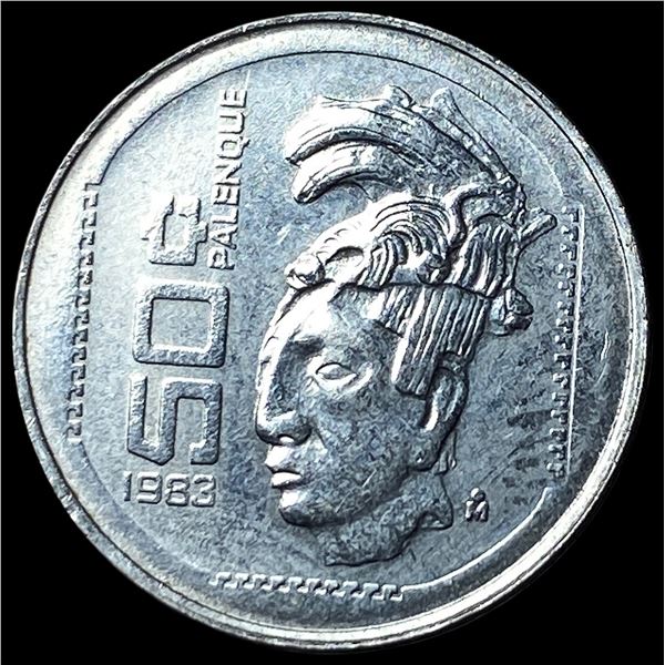 1883 Mexico 50 Centavos