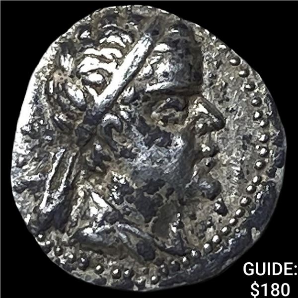 Bactria Ecuratides I c. 170-145 BC Silver Obol