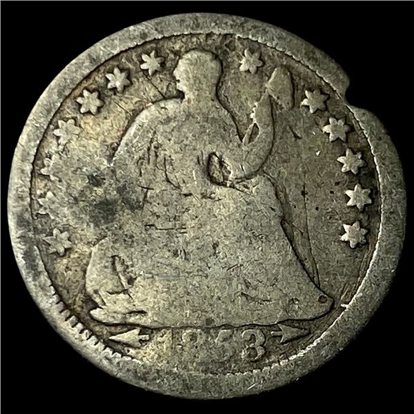 1853-O Silver Seated Liberty Half Dime NICELY CIRCULATED