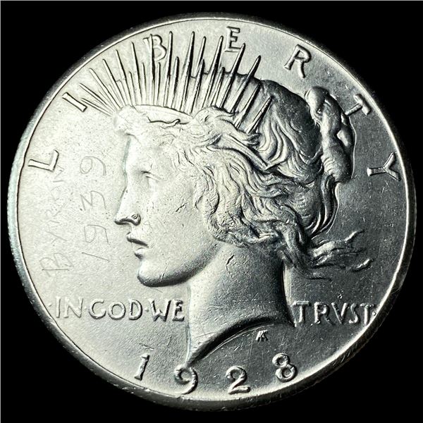 1928 Peace Silver Dollar CLOSELY UNCIRCULATED