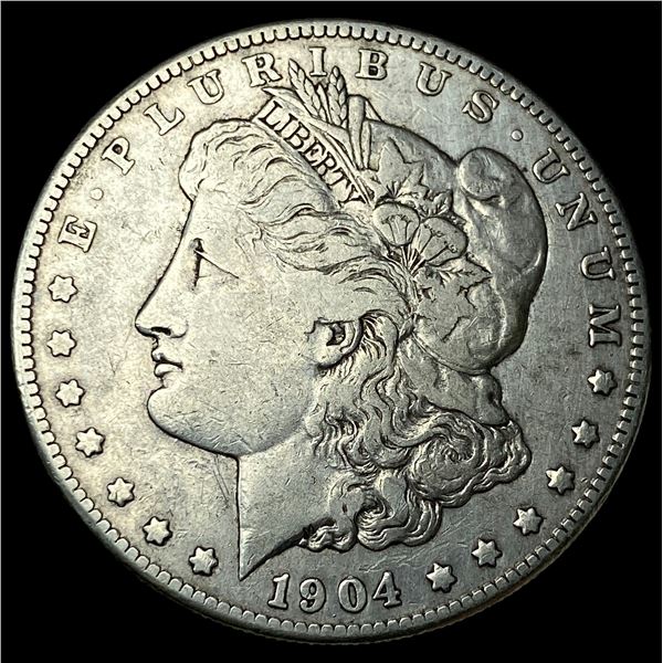 1904-S Silver Morgan Dollar LIGHTLY CIRCULATED
