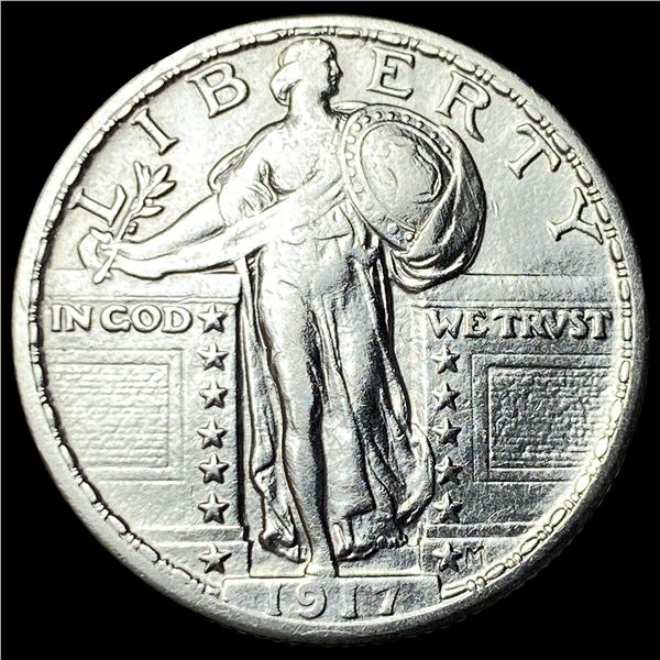 1917 Type 2 Standing Liberty Quarter CLOSELY UNCIRCULATED