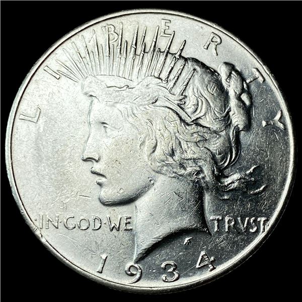 1934-D Silver Peace Dollar CLOSELY UNCIRCULATED