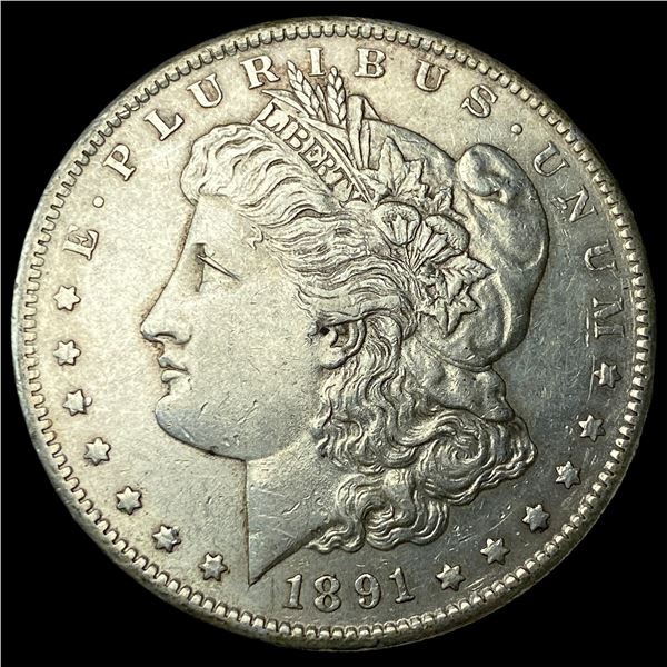 1891-S Silver Morgan Dollar CLOSELY UNCIRCULATED